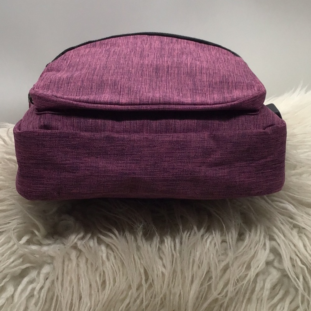 Nupouch Antitheft Purple Canvas Crossbody Bag - Picture 5 of 12